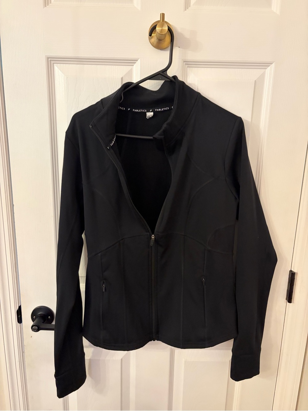 Fabletics Black Women's Utility Full-Zip Jacket